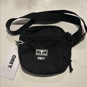 Obey Black Belt Bag